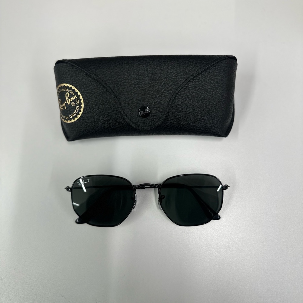 Ray-Ban RB3548N Hexagonal Polarized Sunglasses